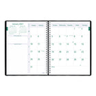 Blueline 2027 13-Month 5-Day Project Timanager with Twin-Wire Binding - 11" x 8-1/2" - Black-Twin-wire binding with soft Castillan vinyl jacket