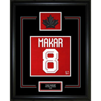 Frameworth Cale Makar Jersey Number Hockey Canada 2026 - Framed Print - 16" x 20"-Officially licensed Hockey Canada 2026 jersey number print featuring Cale Makar