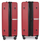 Air Canada Laurentian 28" Hardside Checked Luggage - 360-Degree Spinner - Red-Interlocking zipper pullers, protective side feet and top and side grip handles support practical travel use