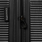 Champs Iconic II 20" Carry-on Luggage Case - Black-Telescopic Handle