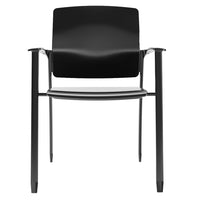 Nightingale Firefly II Stacker Chair - Black-Mesh backing on the Firefly II Stacker 200 model allows for comfortable air circulation and dynamic ergonomic support