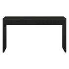 Hudson&Canal Lawrence 55"W Console Table - Black Grain-Table is made of high-quality and durable MDF and PVC materials
