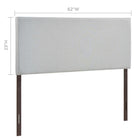Modway Region Upholstered Queen Headboard - Sky Grey-Elegant, expansive design