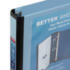 Staples Better Binder - 1" - Light Blue-Non-stick vertical inside pocket keeps loose pages in place