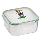 Pep Rally - Locking Lid Food Container - Wild at Heart-Microwave, dishwasher, and freezer safe