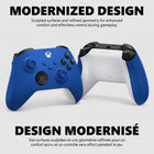 Microsoft Xbox Wireless Controller Xbox Series X - Shock Blue-New hybrid D-pad for accurate yet familiar input
