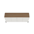 Manhattan Comfort Abbey 66.9" Modern Sideboard - Maple and Off White-30 Day Limited Manufacturer's Warranty