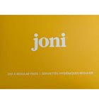 joni Bulk Box Regular Pads - 200 Pack-Box contains 200 regular joni bamboo plastic-free pads to support regular flow
