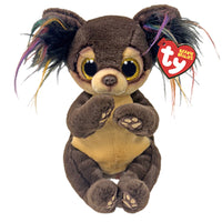 Ty, Inc. Beanie Belly  Soft Plush Toy - Toffee-Ultra-soft plush fabric with detailed stitching