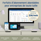 uAttend - BN6500N Système de pointage par empreinte digitale connecté au cloud WiFi/LAN - Noir/Gris-Heures supplémentaires - Options hebdomadaires, journalières et de 7 jours