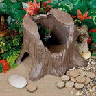 Yellow Door Large Play Tree Stump-Made from a unique stone and resin mix it is durable for use outdoors, in soil, water and sand!