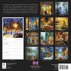 Sellers Publishing Inc. 2026 Wall Calendar - Impressions of Light - English-Bonus September - December 2025 calendar spread 