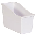 Teacher Created Resources Plastic Book Bin - White - 6 Pack-Each book bin measures 5 1/2" L x 11 3/8" W x 7 1/2" H.