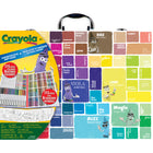 Crayola Limited Edition Retired Colours Art Case-Features 115 Pieces in a Limited Edition Storage Case, including  56 Crayons with 8 Limited Edition Retired Colours Collection Crayons, 15 Short Coloured Pencils, 14 Super Tips Markers, 14 Pip Squeaks Skinnies Markers, 15 Pages of Line Art, Textured Rubbing Plates, and a Tips and Tricks Guide