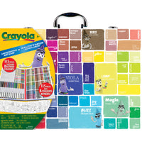 Crayola Limited Edition Retired Colours Art Case-Features 115 Pieces in a Limited Edition Storage Case, including  56 Crayons with 8 Limited Edition Retired Colours Collection Crayons, 15 Short Coloured Pencils, 14 Super Tips Markers, 14 Pip Squeaks Skinnies Markers, 15 Pages of Line Art, Textured Rubbing Plates, and a Tips and Tricks Guide
