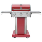 Kenmore 3 Burner Pedestal Gas Grill - Red-Fuel Type: Propane.
