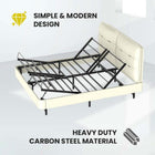 MotionGrey King Adjustable Bed Frame - Electric Bed Base with Wired Remote & Head/Foot Adjustment - King - Black-4