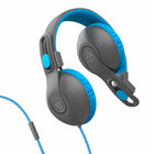 JLab JBuddies Studio 2 Wired Headphones - Blue/Gray-Cloud Foam ear cushions, fits ages 6+