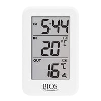 BIOS Living Weather Indoor/Outdoor Wireless Thermometer -Table or wall mount