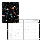 Blueline 2026 Dramatic Floral 14-Month Monthly Planner Printed Cover - 8'' x 5'' - Bilingual-14-Month: December 2025 to January 2027