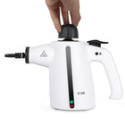 Commercial Care Handheld Steam Cleaner - White-Lightweight and portable unit comes with a long 6.6 ft cord