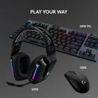 Logitech G733 LIGHTSPEED Wireless Gaming Headset with Suspension Headband - Black-Soft dual-layer memory foam that conforms to your head and reduces stress points for long-lasting comfort