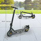 Soozier Folding Electric Scooter for Adults-Non-zero start and advanced brakes enhance safety 