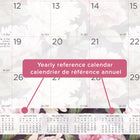 Blueline 2027 Pink Ribbon Monthly Desk Pad Calendar - Pink - 22" x 17" - Bilingual-Reinforced chipboard backer
