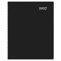 W. Maxwell 2027 Maxi Weekly Planner - 8.5" x 11" - Black-January to December 2027