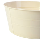 My Home My Living Round Tin Containers 3-Piece Set - 10.5"Dia. x 4.75"H - Cream-Ample storage space for household essentials