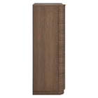 Modway Mirae 5-Drawer Curved Dresser Chest of Drawers - Brushed Brown Oak-6