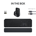 Logitech MX Keys S Combo - Performance Wireless Keyboard and Mouse with Palm Rest - Black-10