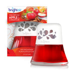 Bright Air Scented Oil Air Freshener, Macintosh Apple & Cinnamon Scent-A natural, safer and eco-friendly alternative to sprays, aerosols and plug-ins