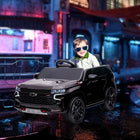 Aosom 12V Chevrolet Tahoe Kids Ride-On Car - Black-Slow start mechanism for utmost protection of child's safety 