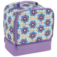 Merangue Dual Compartment Insulated Lunch Bag - Tie Dye-Insulated bag with top handle straps