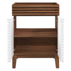 Modway Render 24" Bathroom Vanity Cabinet - White/Walnut-8