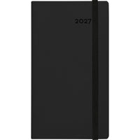 W. Maxwell 2027 Troy Weekly Planner - 3.5" x 6.75" - Black-January to December 2027