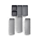 Joseph Joseph Blox 7-Piece Drawer Organizer Set - 2 Pack-The set also comes with self-adhesive, non-slip feet