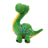 Bouncyband Busy Bee Sensory Activity Toy - Dinosaur-CALMING: Super soft and cuddly plush reduces anxiousness by keeping fingers busy releasing pent up energy alleviating stress, tension, and boredom