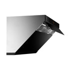 Fotile JQG9015 Slant Vent Series Range Hood - 36" - Black-Max Static Pressure 1030Pa