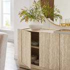 Modway Hollis 59" Travertine Sideboard - Travertine-Plinth Base