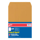 Hilroy Press-it Seal-it Kraft Envelopes - 9" x 12" - 5 Pack-Feature the easy to use, no lick, Press-it Seal-it closure