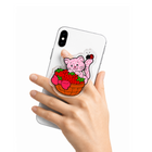 Orbit Strawberry Shortcake Secure Grip Phone Grip-Comfortable Stand: video chat and stream movies