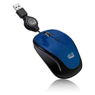 Adesso iMouse S8L RGB Wired USB Mouse - Blue-RGB wired USB mouse with retractable cable