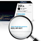 HP 201A (CF400A) Black Original LaserJet Toner Cartridge-Page yield of HP 201A: 1,420 pages black