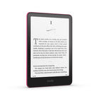 Amazon Kindle Paperwhite Signature Edition (2024 Release) - 32GB - Metallic Raspberry-Ready for travel – The ultra-thin design has a larger glare-free screen so pages stay sharp no matter where you are