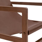 Modway Sonora Leather Sling Chair - Nutmeg Brown-9