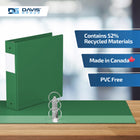 Davis Group Premium Economy Binder - Round Ring - 2" - Green - 6 Pack-Ideal for Conferences, Reference, Colleges & Universities
