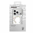 Ideal of Sweden Clear MagSafe Case iPhone 18 Pro/17 Pro - Petite Floral-Compatible with IDEAL’s wireless chargers and MagSafe