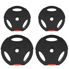 Soozier Weight Plates - 2 x 22 lb, 2 x 11 lb - Set of 4-Includes 2 x 22 lb (10kg) and 2 x 11lbs (5kg) weight plates